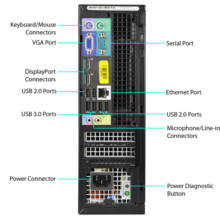 Restored Dell OptiPlex 9010 Desktop Tower Computer, Intel Core i5