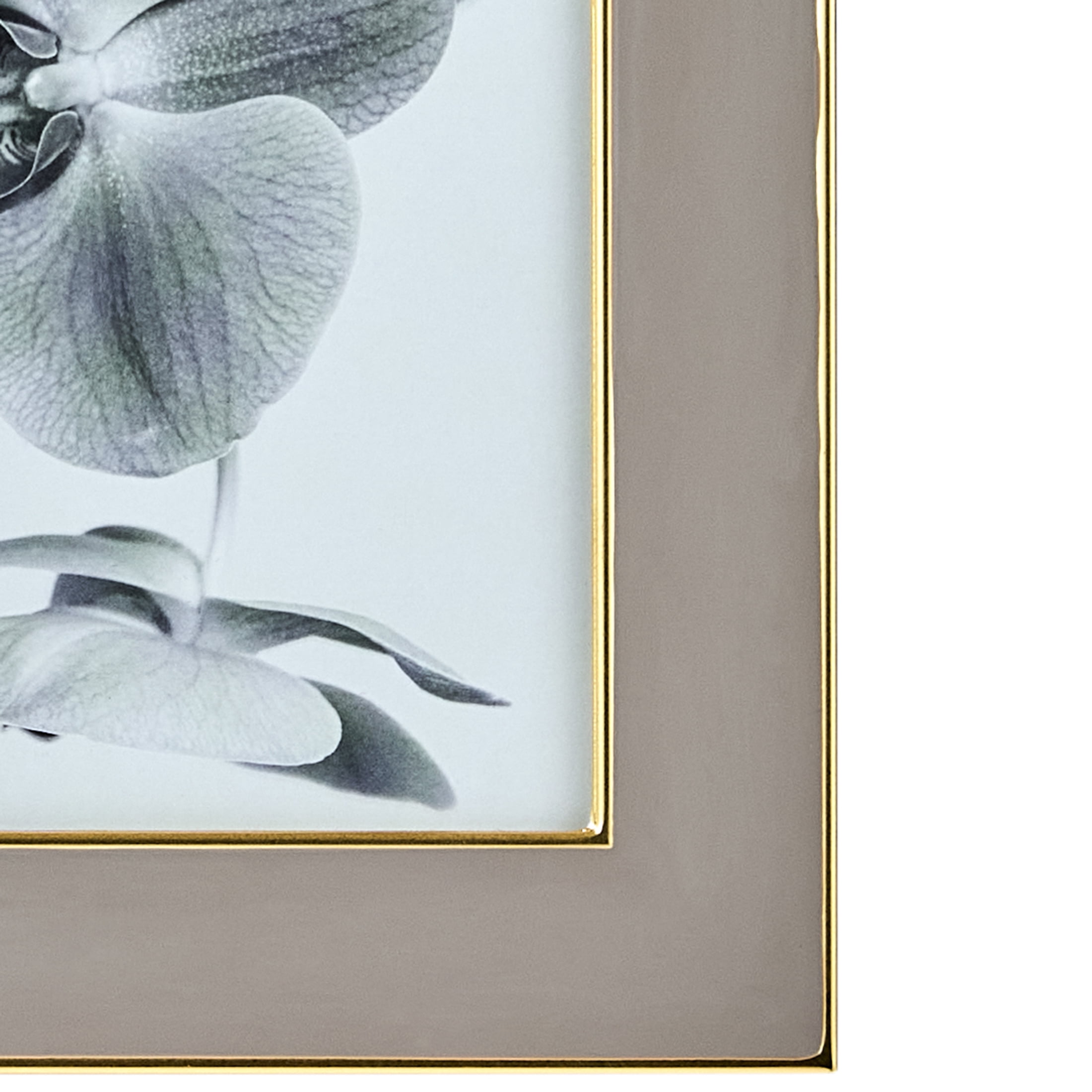 Better Homes & Gardens – 5x7 Picture Frame – Grey/Gold Tabletop Photo Frame