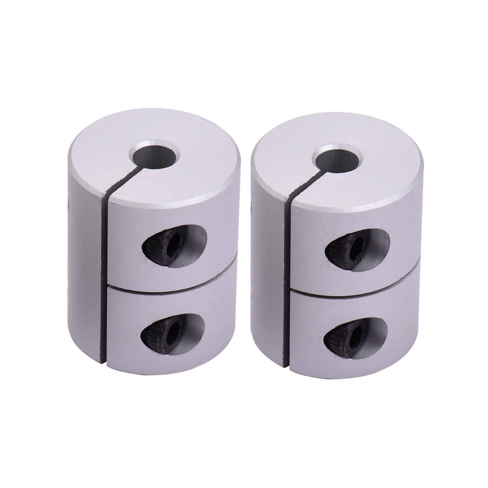 Acoplamiento De Brida De Aluminio - 2 Unidades, Orificio D De 6 Mm, Para Ejes En Robótica O Ingeniería
