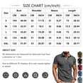 thumbnail image 3 of Dresfit Polo Shirts Mens Button Down Short Sleeve Business T Shirts Collared Lightweight Chest Pockets Golf Tees Big and Tall Patchwork Tops Black XL, 3 of 8