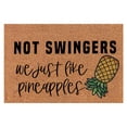 thumbnail image 1 of TIELUTT Pineapple Letter Printed Door Mat Door Carpet for Entrance Front Throw Pillows and Blanket Set and Striped Throw Blanket Area Rugs Living Room Rug for Bed Room Softest Throw Blanket, 1 of 4
