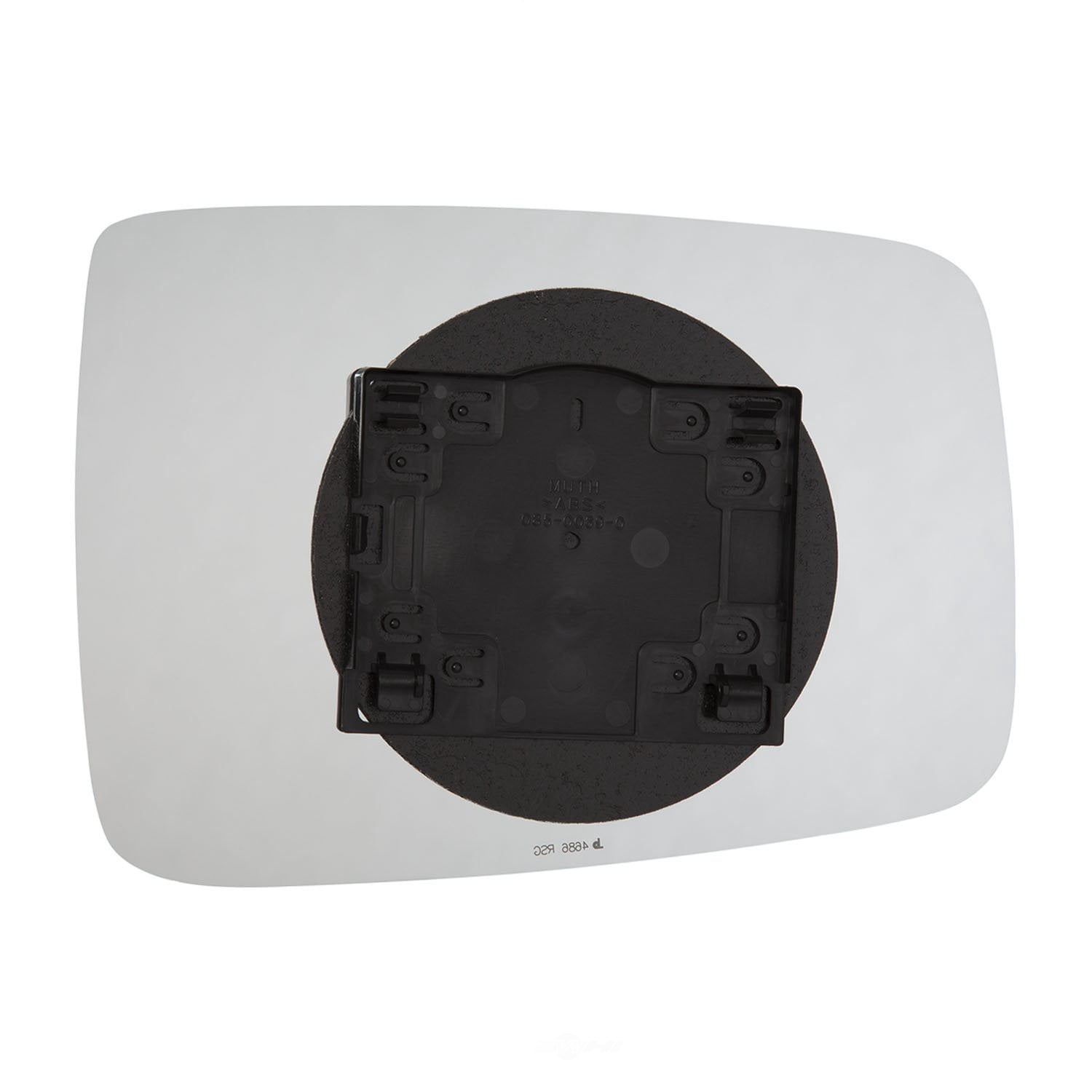 Burco Side View Mirror Replacement Glass with Motor Mount Plate - Clear Glass - 4686RSG