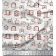 thumbnail image 1 of Soimoi Crepe Silk Fabric Window Architectural Fabric Prints by Yard 42 Inch Wide, 1 of 1