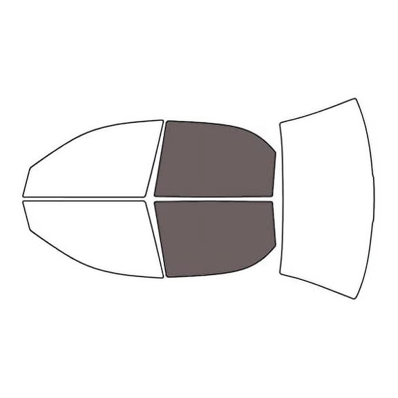 Rvinyl Window Tint Kit Compatible with Geo Metro 1995-1997 (Sedan) - Back Precut Kit - 35%