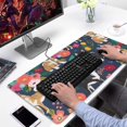 thumbnail image 2 of Long Mouse Pads for Desk,Shiba Inu and Pioneer Flower Desk Mats on Top Of Desks, Desk Mouse Pad Extra Large with 3mm Non-Slip Base and Stitched Edge for Gaming,Office,Work,Home 31.5"x15.7", 2 of 6