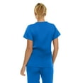 thumbnail image 2 of Medichic Women's Medical Scrubs Top - V-Neck 4-Way Stretch with 3 Pockets - Available in 20+ Colors, 2 of 6