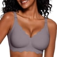 thumbnail image 3 of QASIEATN Plus Size Push Up Jelly Bras for Women Solid Color Comfortable Bralettes Womens Everyday Bras, 3 of 6