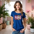 thumbnail image 3 of Playera Blusa Mama Mamá Fieramente Increíble – Estilo Animal Print con Actitud Color Azul Talla Chica Marca Emil SaEs, 3 of 4
