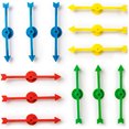 thumbnail image 2 of Paquete de 12 Spinners Brybelly Juego de Flechas 4 Colores, 2 of 2