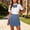 Blue, variant on Ovbmpzd Tennis Summer Dresses for Women A-Line Green Golf Mini Skirts Casual Skirts Womens Skirts,XXL