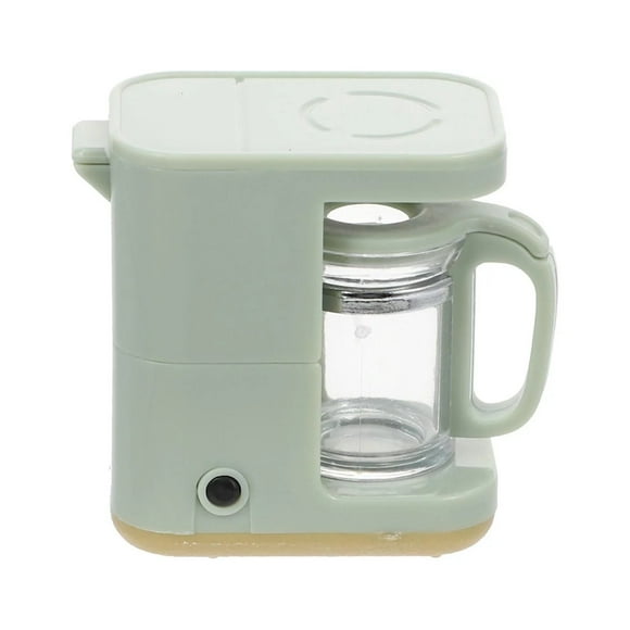 kjfeif Mini Coffee Machine Model, TinyHouse Appliance Adornment, Collectible Miniature Kitchen Decor for Shelf Display, Cute Small Coffee Maker Replica for Office Desk