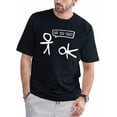 thumbnail image 1 of A Men'S Cotton round Neck T-shirt Printed with "Are You Okay?" Pattern, Short Sleeve, Regular Version, Suitable for All Seasons, Cotton, Moderate Stretch Knitted Fabric, 1 of 7