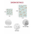 thumbnail image 7 of Easter Bunny Kitchen Dish Towels for Drying Dishes Set of 4, Spring Easter Eggs Botanical Blue Striped Waffle Weave Microfiber Hand Tea Bathroom Towels Quick Dry & Absorbent Towel 15.7x23.6, 7 of 7