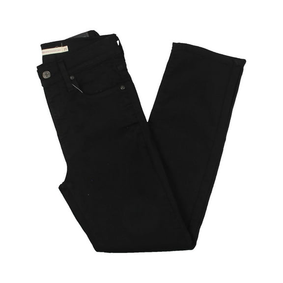 Levi Strauss & Co. Womens a High-Rise Straight Leg Cropped Jeans