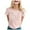 Pink, variant on TSADFHJI Turtle Neck Tops for Women Ladies' Stylish You'Re Pointless T Shirt with Round Neck and Short Sleeves Xl Rose Gold