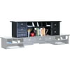 Midtown Petite Hutch for Midtown Writing Desk, Black Rubbed Finish
