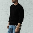 thumbnail image 6 of CYiJun George Knit Cable Sweater for Men Fall Winter Classic Crewneck Loose Casual Long Sleeve Pullover Sweaters,Sizes S-3XL, 6 of 8