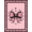 Pink And Black, Pattern 7, variant on ODIKA 8'x10' Washable Area Rug Non-Slip Chair-Friendly Mat Pink Delicate Ribbon Themed Symmetrical Polka Dot Shaped for Dining Room, Large Office, Lounge