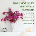 thumbnail image 4 of Under $10 Artificial Bougainvillea Vine, Hot Pink Fake Climbing Flower, Artificial Flowers Branches Flowers Vines for Home，Garden，Wedding，，Indoor And Outdoor， Arrangement And Diy Decor, 4 of 6