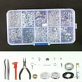 thumbnail image 2 of Jewelry Making Kit: Beading Tools Craft Supplies for Silver Bead DIY, 2 of 5