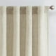 thumbnail image 1 of Cortinas mezcla lino Jinchan Avena 160x130 cm para dormitorio, 2 paneles, 1 of 8