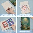 thumbnail image 4 of 1 set Wooden 2-Ring Loose Leaf Binder Postcard Phote Album Cover Moon 240x160x2.5mm Hole: 5mm 2pcs/set, 4 of 8