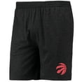 thumbnail image 4 of Men's Concepts Sport Black/Red Toronto Raptors Top & Shorts Sleep Set, 4 of 5