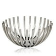 thumbnail image 2 of 14" Round Stainless Steel Modern Open Centerpiece Bowl, 2 of 2