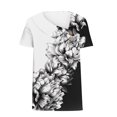 thumbnail image 4 of My Orders Lightweight Tops & Blouses Womens T Shirts Loose Pack Women Y2K Off Shoulder Long Sleeve Tees Slim Fit Womens Summer Tops Dressy Casual for Older Women Summer Button Boho Top, 4 of 5