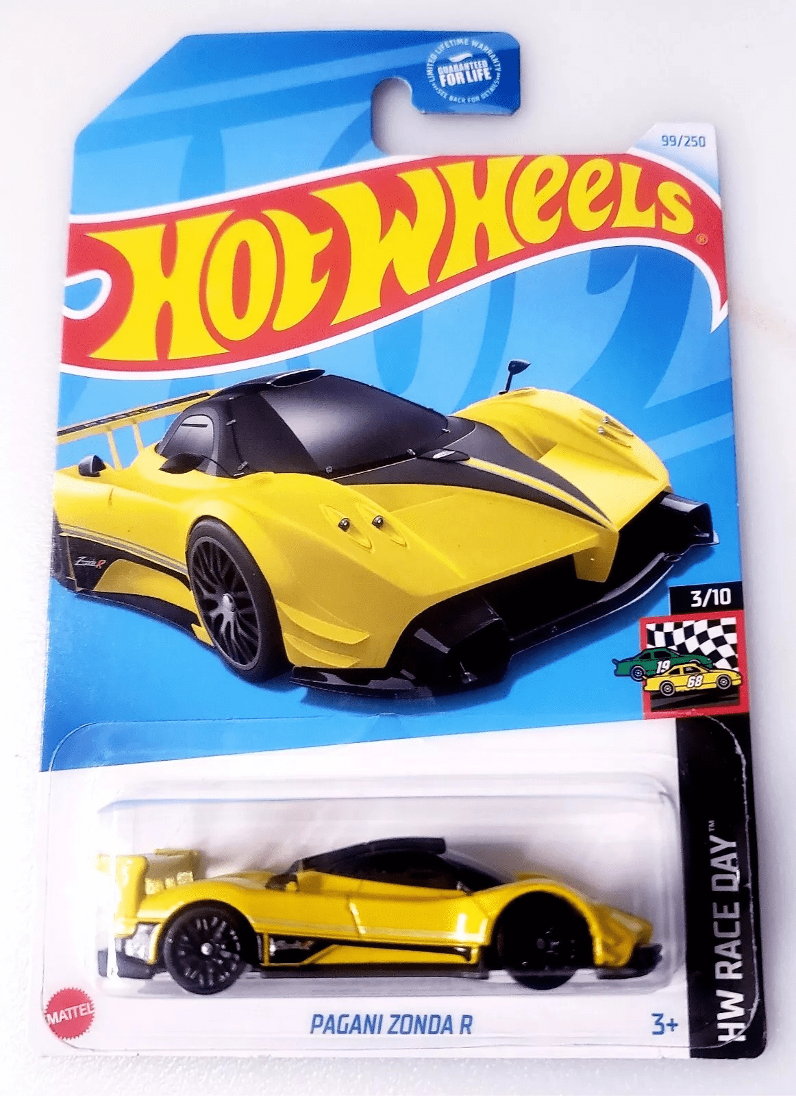 2023 Hot Wheels Pagani Zonda R White, HW Turbo, Die-Cast Metal