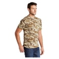 thumbnail image 4 of Port & Company Men's 5.4-oz 100% Cotton Camo Tee Shirt Desert Camo Small, 4 of 6