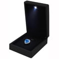 thumbnail image 5 of Estuche para joyas con LED AurixFlex 5Pzas Negro7x9x3.5cm PVC Joyero., 5 of 5