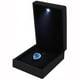 thumbnail image 5 of Caja con luz LED para aretes AurixFlex 1Pza Negro7x9x3.5cm PVC Joyero., 5 of 5