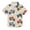 Truck and Star, variant on Dailycode Small Short Sleeve Button Down Shirts Colorful Rocking-horse Casual Shirt 3-10 Years