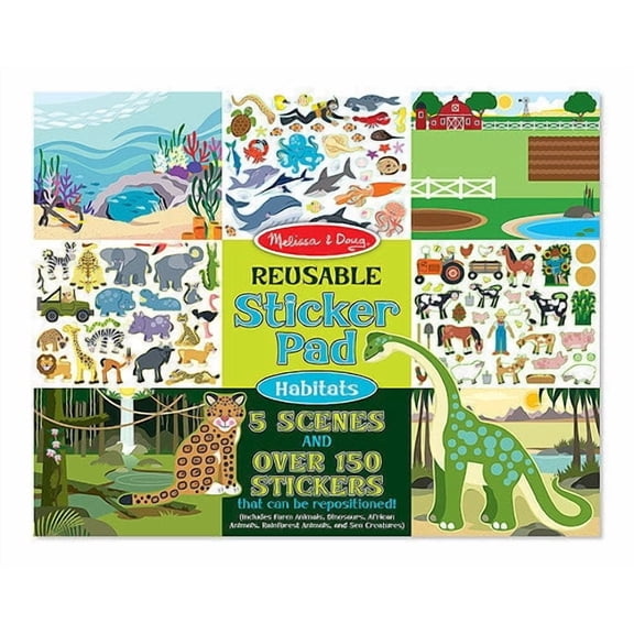 Reusable Sticker Pad: Habitats