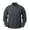 Dark Gray, variant on Asxite Men Fall Winter Tops Stand Collar Long Sleeve Half Zip Solid Outdoor Sport Shirts