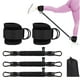 thumbnail image 4 of Juego de bandas de resistencia para piernas y glúteos | Correas de tobillo ajustables con bandas elásticas de fitness | Resistencia de 10/20/30 lbs | Material TPE | Entrenamiento en casa en el, 4 of 6