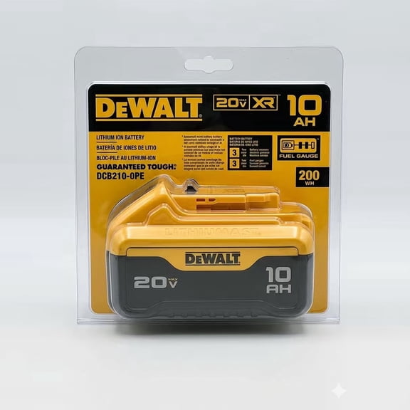 20V DEWALT MAX 10 Ah Lithium Ion Battery (DCB210)