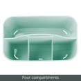 thumbnail image 4 of mDesign Plastic Shower Caddy Storage Organizer Basket with Handle - Mint Green, 4 of 8