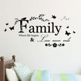 thumbnail image 4 of Home Decoration,Family English Letter Wall Wall Sticker Wall Decal Time-Tested Durability, 4 of 11