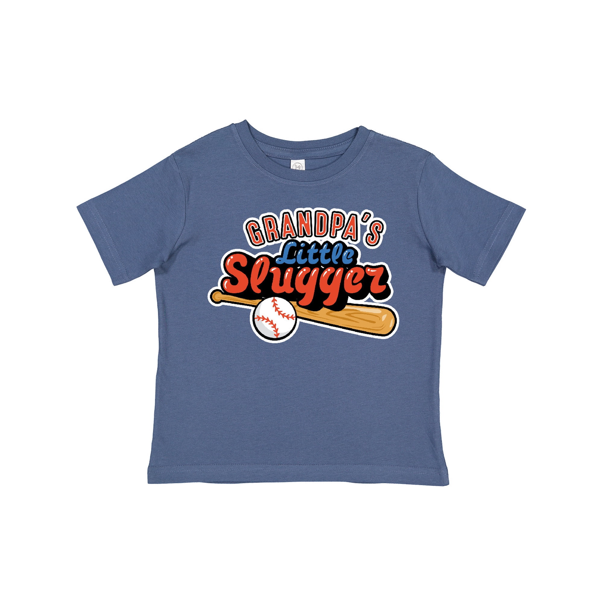 Inktastic Grandpa s Little Slugger Boys or Girls Toddler T-Shirt