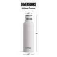 thumbnail image 5 of RTIC 20 oz Ceramic Lined Insulated Journey Water Bottle, Leak-Proof Lid, Cool Grey Soft Touch, 5 of 6