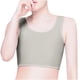 thumbnail image 1 of Moda compresión pecho carpeta mujeres sin mangas chaleco sólido corto camisetas sin mangas Pompotops  lopia987462, 1 of 9