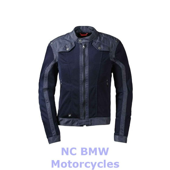 Bmw Genuine Motorrad Motorcycle Men Venting Denim Mesh Riding Jacket Size 46