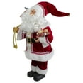 thumbnail image 3 of Northlight 18-Inch Standing Curly Beard Santa Christmas Figure with Presents, 3 of 5