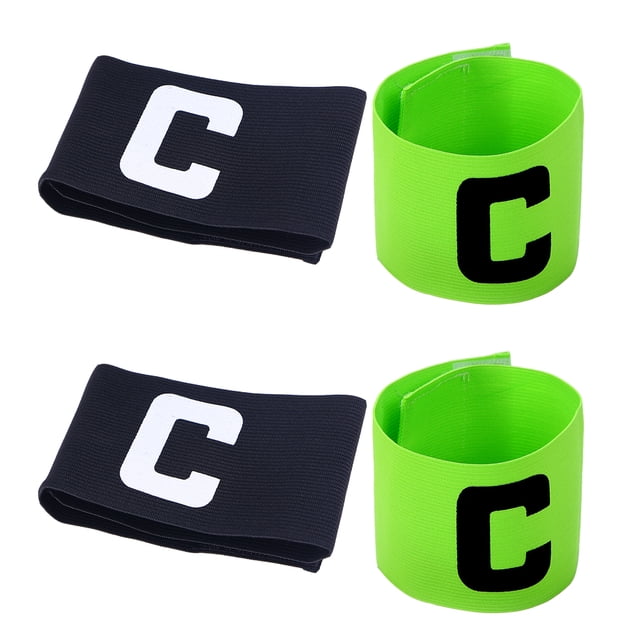 MasteelfCA 4Pcs Professional Captain Armbands Wear-resistant Football Bands Reusable Basketball Bands