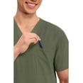 thumbnail image 3 of Cherokee Workwear Professionals Men Scrubs Top V-Neck WW695, 3 of 9