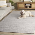 thumbnail image 3 of SAFAVIEH Natura Stephanie Distressed Wool Area Rug, Taupe/Gray, 4' x 6', 3 of 11