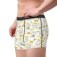 thumbnail image 3 of Bingfone Rabbit And Milk Tea Men's Underwear - Casual Stretch Boxer Briefs-Large, 3 of 7