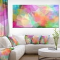 thumbnail image 1 of Motif de Mosaïque Polygonale Multicolore - Tableau Abstrait sur Toile, 1 of 2
